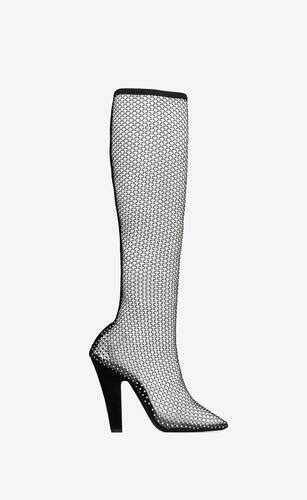 ysl sparkle boots replica|Koller Rhinestone Mesh Boots .